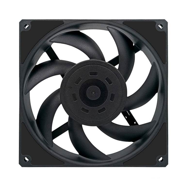 Rynx | MF14025 4pin High Air Volume Low Noise High Wind Pressure FDB Magnetic Suspension Chassis Fan 2500rpm (Black)