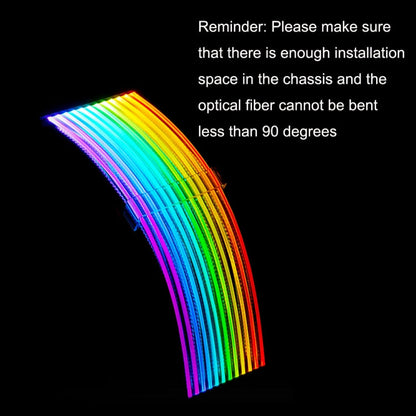 Rynx | Double 8pin Graphics Card Power Supply Cable White 5V ARGB Neon Colored Line