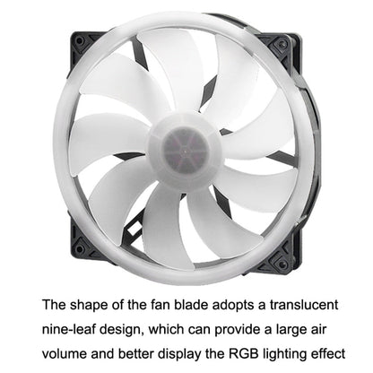 Rynx | FANNER 2020 5V ARGB 20cm Large Air Volume Slow Motherboard Case Fan