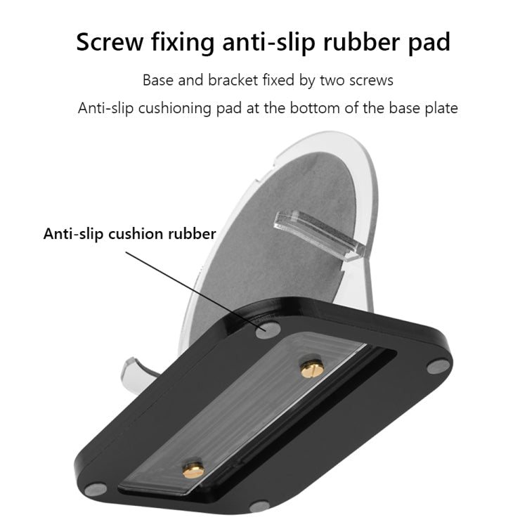 RYNX | For B&O Beoplay A1 / Beosound A1 2nd Speaker Acrylic Desktop Stand Holder(Black)