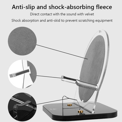 RYNX | For B&O Beoplay A1 / Beosound A1 2nd Speaker Acrylic Desktop Stand Holder(Black)
