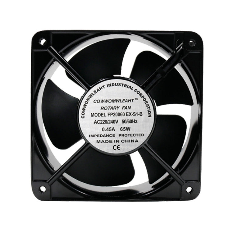 Rynx | FP20060 220V 20cm Chassis Cabinet Metal Housing Quiet Cooling Fan Standard title