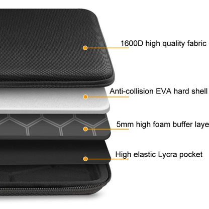 Rynx | Hard-shell computer bag Anti-fall Anti-pressure sleeve bag, Size: 13-13.3 inches (Starry Sky)