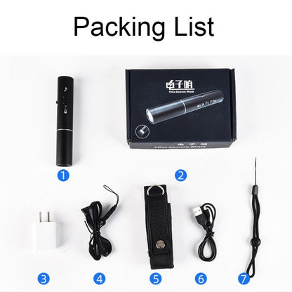 Rynx | H11 Rechargeable Traffic Command Training Electronic Whistle with Lighting Function, CN Plug