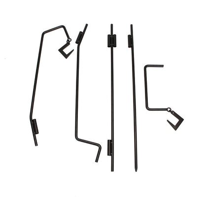 Rynx | 1.73m  Camping Light Pole Wrought Iron Storage Rack Folding Light Hanging Rack with Storage Bag