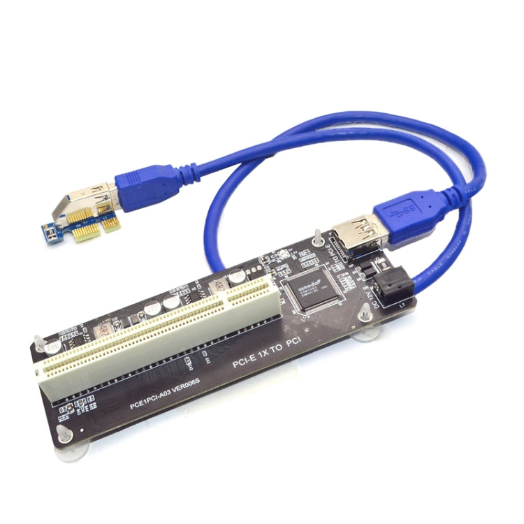 Rynx | PCI-E 1X to Single PCI Riser Card Expansion Adapter Additional Card for PC Computer