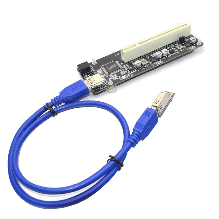 Rynx | PCI-E 1X to Single PCI Riser Card Expansion Adapter Additional Card for PC Computer