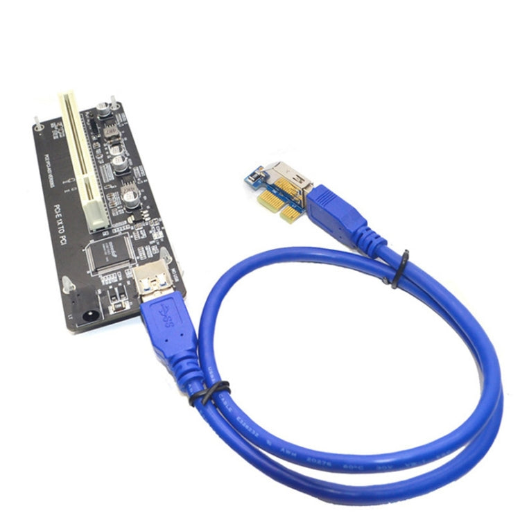Rynx | PCI-E 1X to Single PCI Riser Card Expansion Adapter Additional Card for PC Computer