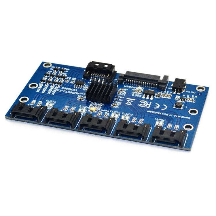 Rynx | SATA3.0 6Gbps JMB575 Chip SATA expansion card 1 to 5 port riser card