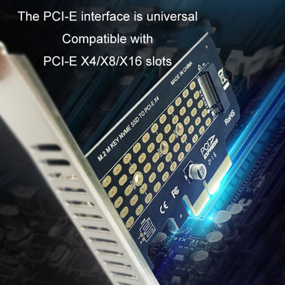 Rynx | 5pcs NVME Transfer Card M.2 To PCIE3.0/4.0 Full Speed X4 Expansion Card, Style: Full Height
