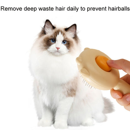 Pet Needle Combing Hair Cleaning Detangling Brush (Purple)
