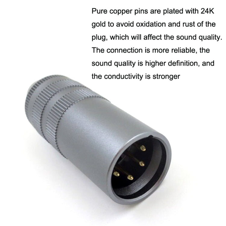 Rynx | 4-Core-XLR-to-2.5mm-Amplifier-Balance-Female-Headphone-Adapter