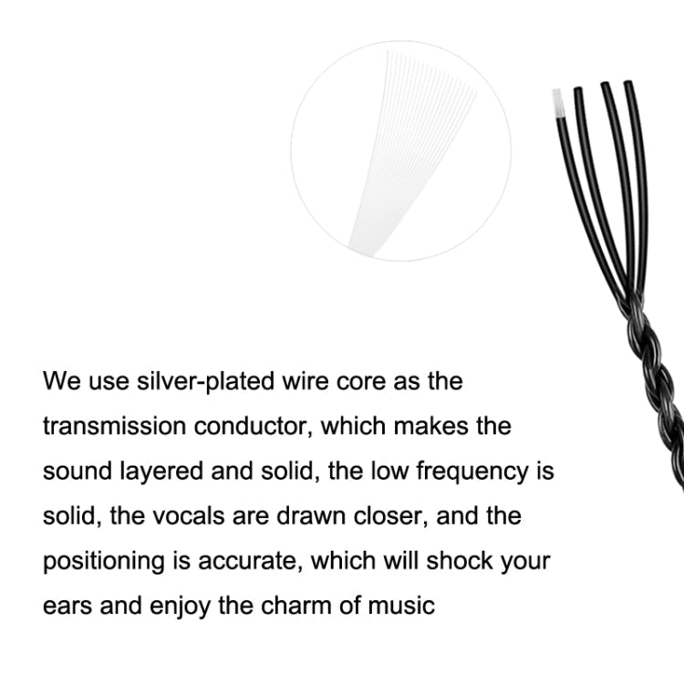 Rynx | For 0.78mm 2pin headphone cable with microphone upgrade cable