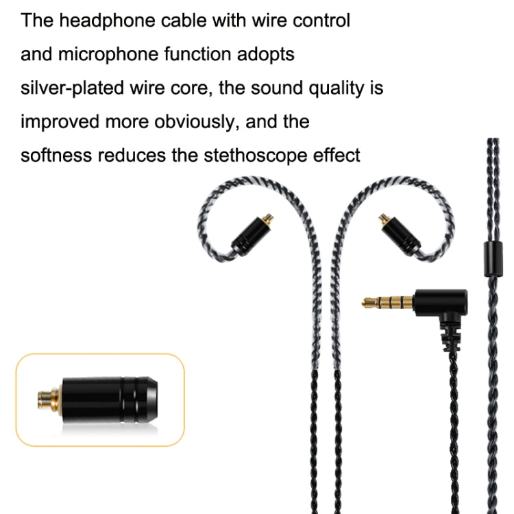 Rynx | For 0.78mm 2pin headphone cable with microphone upgrade cable