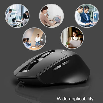 Rynx | Inphic DR01 Bluetooth 3 Mode Wireless Mouse Charging Silent Office Gaming Laptop Computer Home Use (Black)