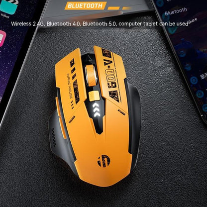 Rynx | Inphic A9 Bluetooth 3-Mode Mouse Silent Charging Mechanical Feel Wireless Mouse