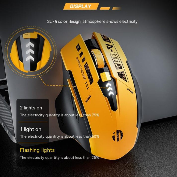 Rynx | Inphic A9 Bluetooth 3-Mode Mouse Silent Charging Mechanical Feel Wireless Mouse