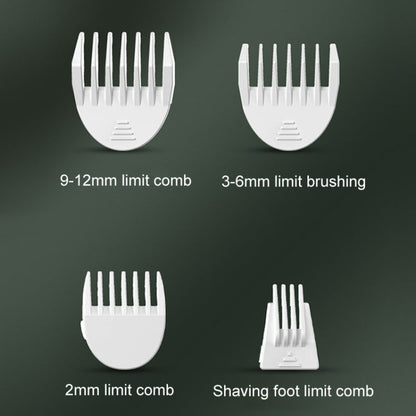 Pet grooming machine cat dog paw hair trimmer electric color changer, color: 4 in 1 white