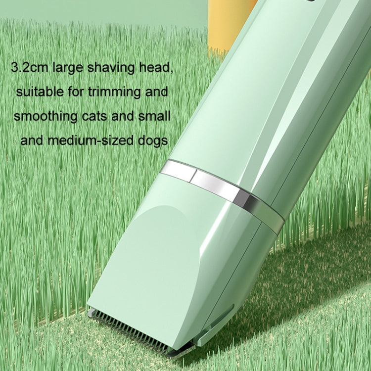 Pet grooming machine cat dog paw hair trimmer electric color changer, color: 4 in 1 white
