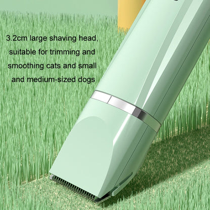 Pet grooming machine cat dog paw hair trimmer electric color changer, color: 4 in 1 white
