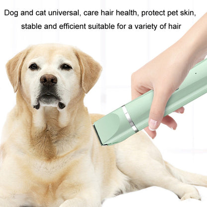 Pet grooming machine cat dog paw hair trimmer electric color changer, color: 4 in 1 white