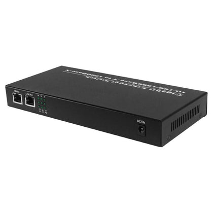 Rynx | 8-fiber-port+2-LAN-port 1000Mbps fiber optic transceiver