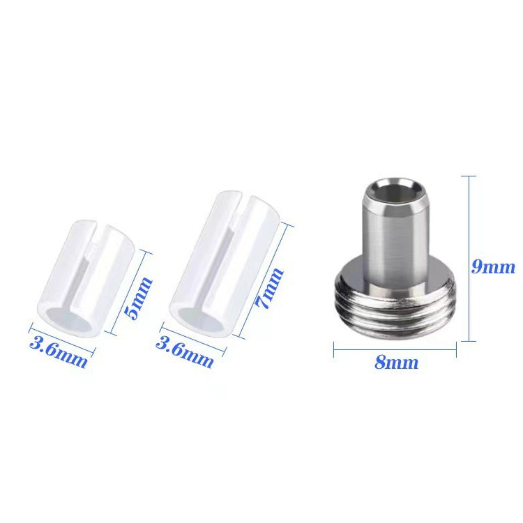 Rynx | 10 Pieces 7mm Ceramic Core Replacement Parts for Fiber Optic Visualization Fault Finder