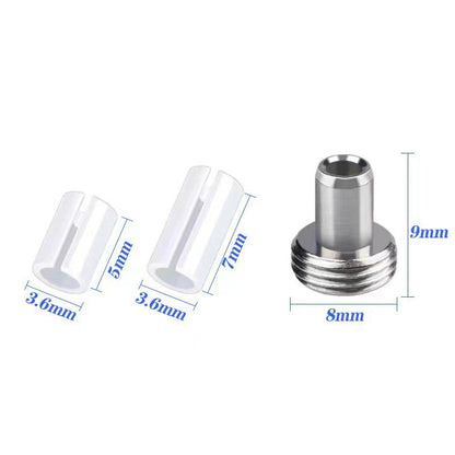 Rynx | 10 Pieces 7mm Ceramic Core Replacement Parts for Fiber Optic Visualization Fault Finder