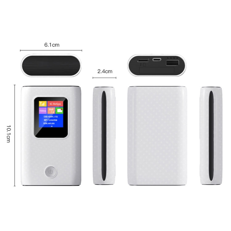 Rynx | MF905C Asia 4G LTE WIFI Router Portable 6000mAh Charger Wireless Hotspot 150Mbps Pocket Mobile Modem
