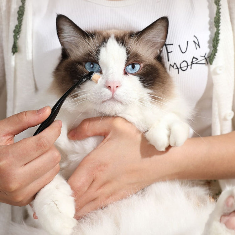 Pet Eye Cleaning Tear Stain Brush Eye Makeup Brush For Dogs And Cats (Black)