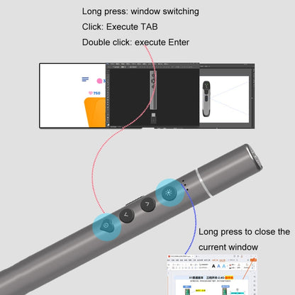 Rynx | Conference Teaching Page Page Turner Pen Electronic Telescope Pointer Laser Pointer PPT Wireless Presenter
