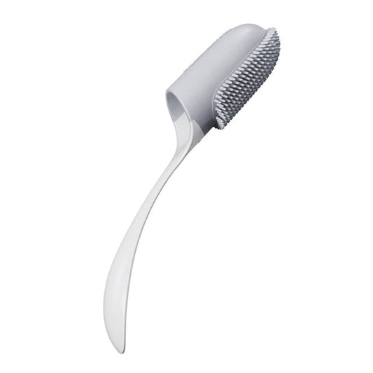 Pets Finger Toothbrush With Handle Dogs And Cats Oral Cleaning Tools (White)