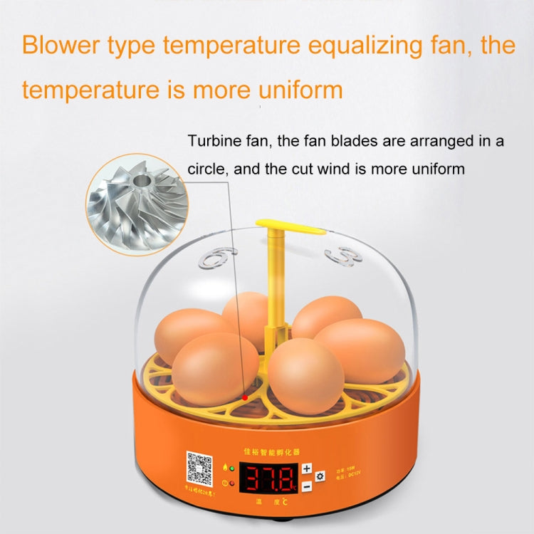 6-Egg Small Household Experimental Children Smart Chicken Egg Incubators, Spec: Automatic AU Plug