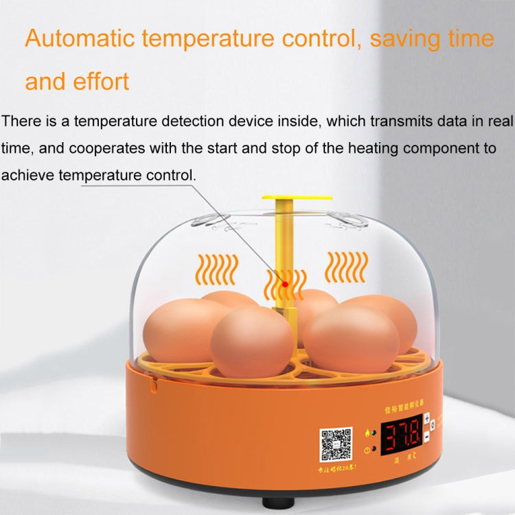 6-Egg Small Household Experimental Children Smart Chicken Egg Incubators, Spec: Automatic AU Plug