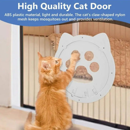 RYNX | Insect screen door Two-way access Magnetic closure Cat flap RYNX | Products (Black)