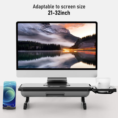 Rynx | Oimaster Monitor stand height adjustable laptop holder with storage drawer, specification: upgrade