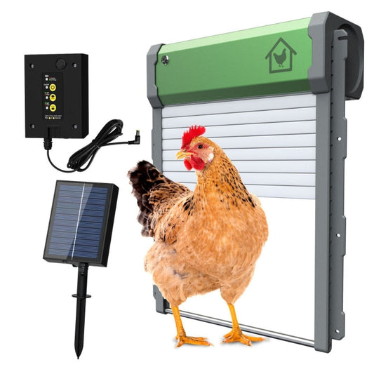 RYNX | Powered Automatic Chicken Coop Door 4 Modes Automatic Chicken Door with Remote Control