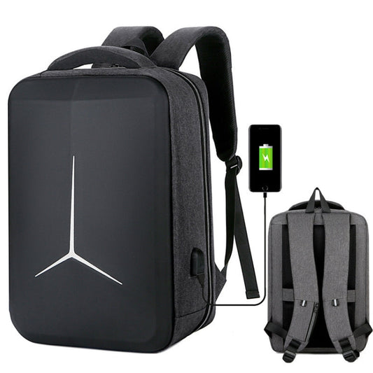 Rynx | 15 Inch Multifunctional Waterproof Business Sports Laptop Backpack with USB Port (Dark Gray)