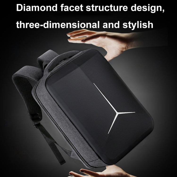 Rynx | 15 Inch Multifunctional Waterproof Business Sport Laptop Backpack with USB Port (Black)