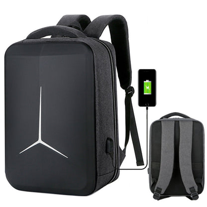 Rynx | 15 inch large, capacity strong, waterproof business commute laptop backpacks with USB port (simplified gray)