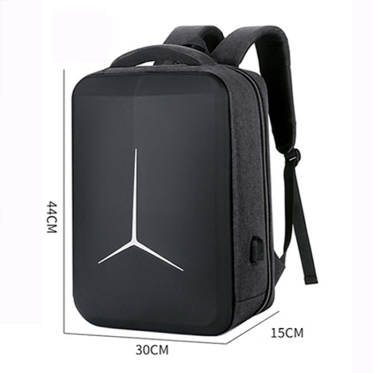 Rynx | 15 inch large, capacity strong, waterproof business commute laptop backpacks with USB port (simplified gray)