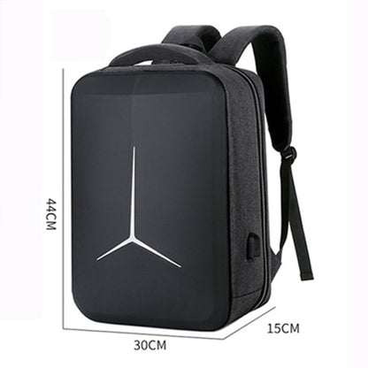 Rynx | 15 inch large, capacity strong, waterproof business commute laptop backpacks with USB port (simplified gray)