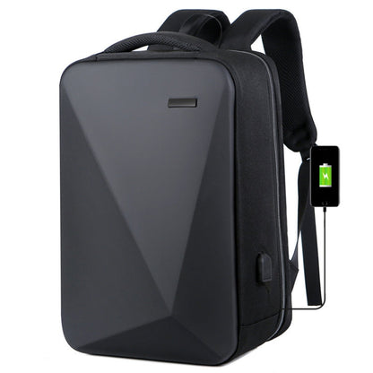Rynx | 16 Inch Large Capacity Password Lock Anti-Theft Laptop Backpack With USB Port (Black)