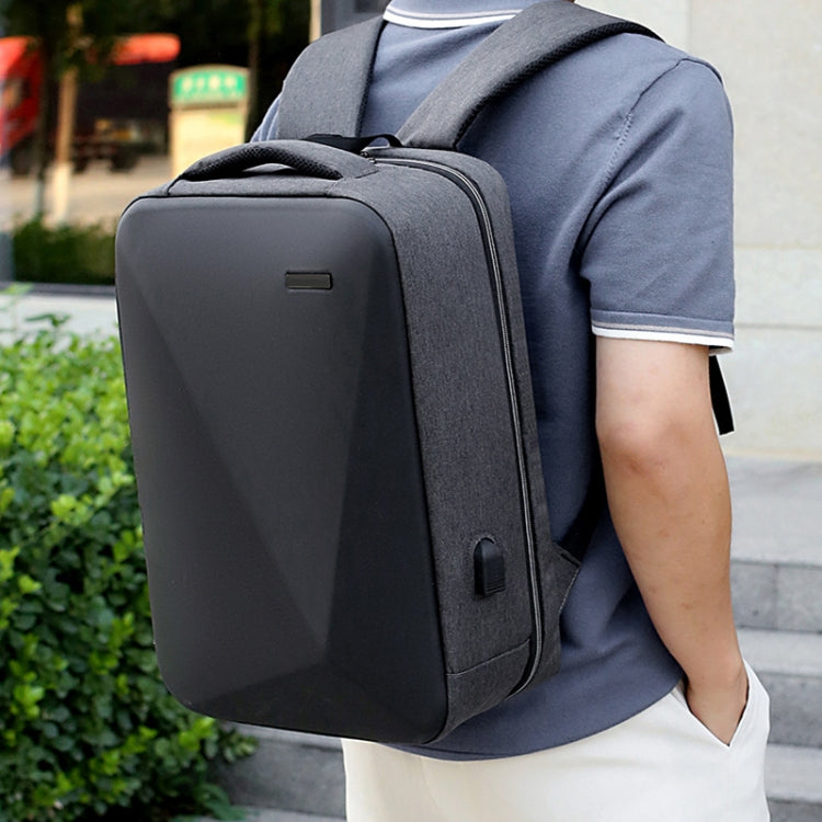 Rynx | 16 Inch Large Capacity Password Lock Anti-Theft Laptop Backpack With USB Port (Navy Blue)