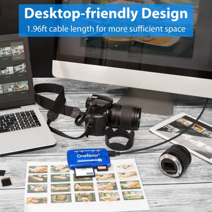 Rynx | Onefavor All-In-One Card Reader supports SM / XD / SD / MMC / MS / CF card, Model: Card Reader