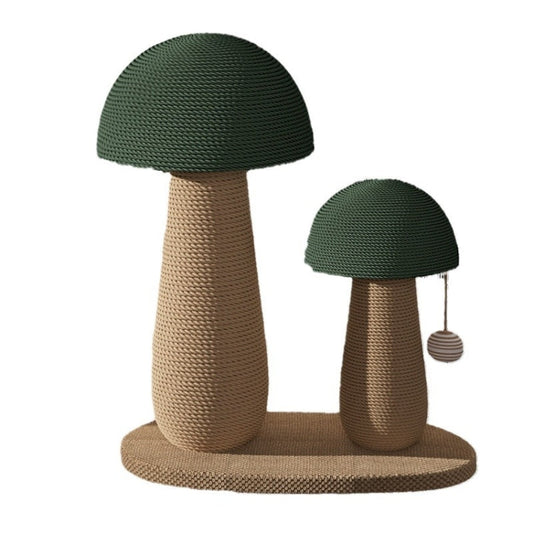 RYNX | Sisal Cat Scratching Post Abrasion-resistant Interactive Cat Toy, Style: Mushroom Combination