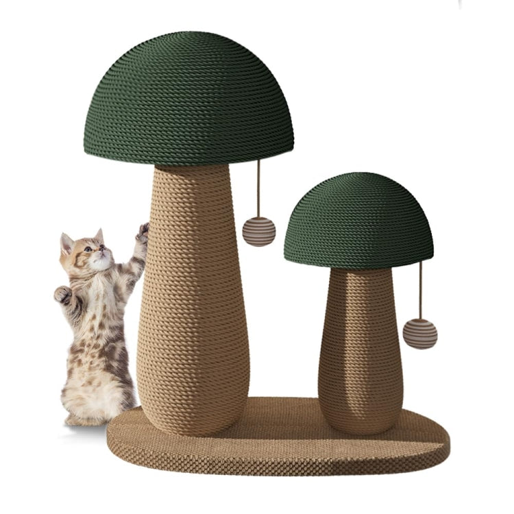 RYNX | Sisal Cat Scratching Post Abrasion-resistant Interactive Cat Toy, Style: Mushroom Combination