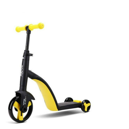 Rynx | nadle FoldableThree-wheeled Three-mode Balance Bicycle Child Scooter(Yellow)