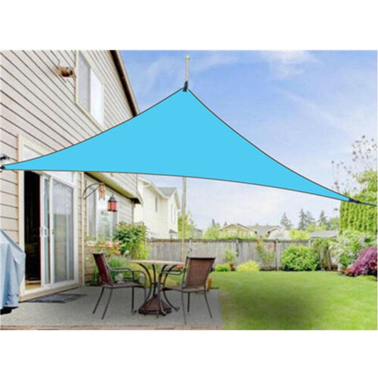 Rynx | Outdoor Sunshade Triangle Sky Screen Simple Sun Protection Canopy, Size:6X6X6M(Random Color)