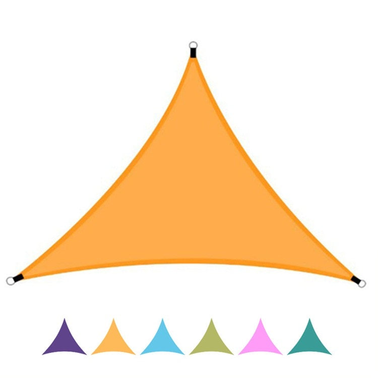 Rynx | Outdoor Sunshade Triangle Sky Screen Simple Sun Protection Canopy, Size:6X6X6M(Random Color)
